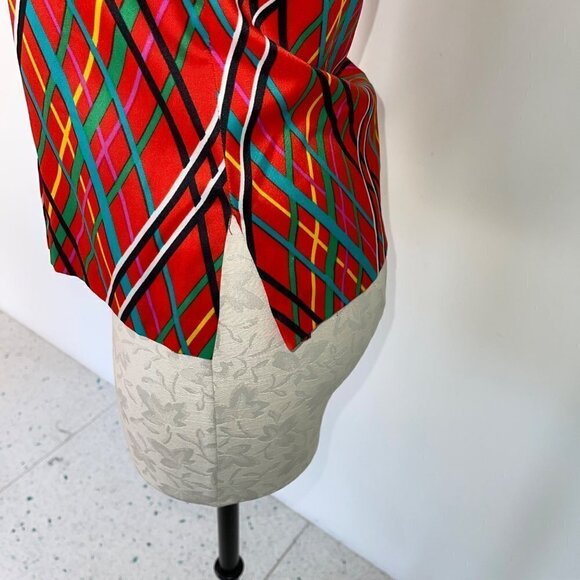 Youth Guild Vintage 70s Shirt Size 4 XS Red Fitted Statement Collar Union Label - Picture 5 of 12